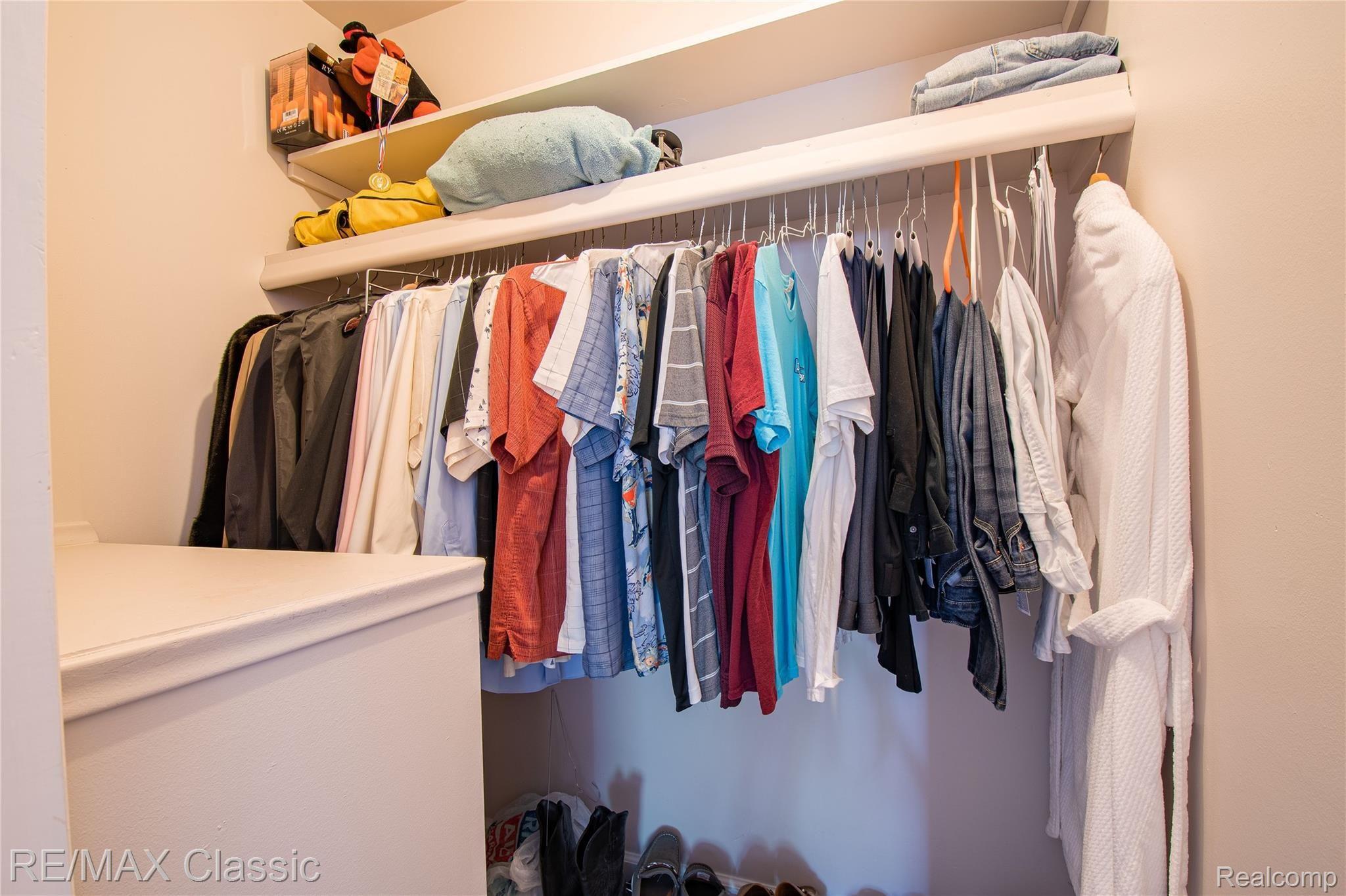 22715 Shadowpine Way Novi, MI 48375 - Photo 25 of 34 Master Bedroom Closet (1 of 2 closets in Master bedroom)