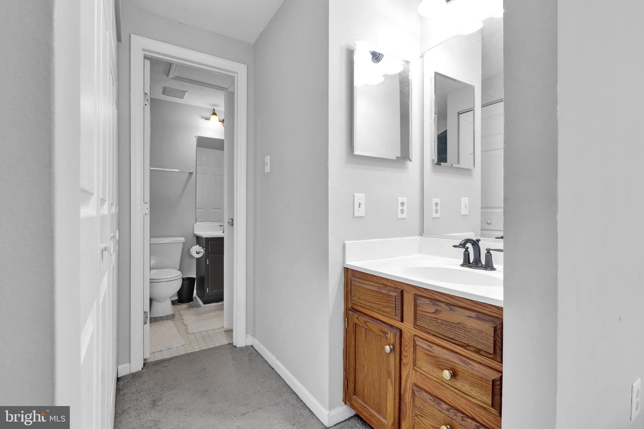 2235 Riding Crop Way Windsor Mill, MD 21244 - Photo 27 of 29 a en suite bathroom with a sink and mirror