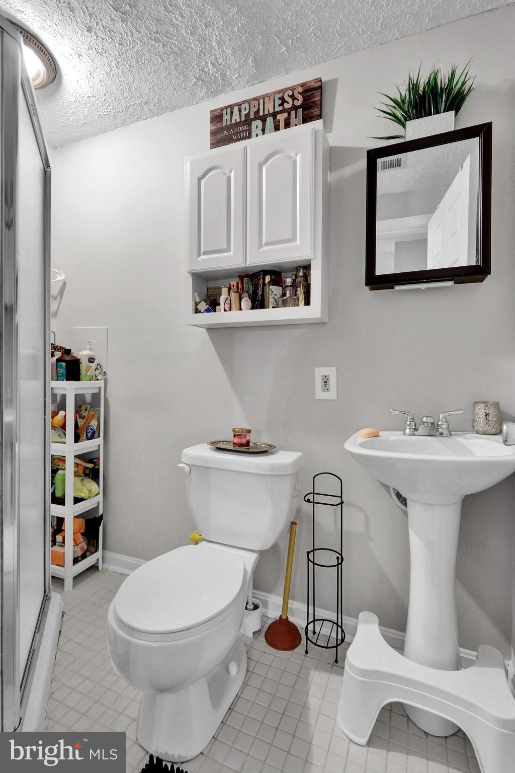 2235 Riding Crop Way Windsor Mill, MD 21244 - Photo 29 of 29 a bathroom with a toilet a sink and a mirror