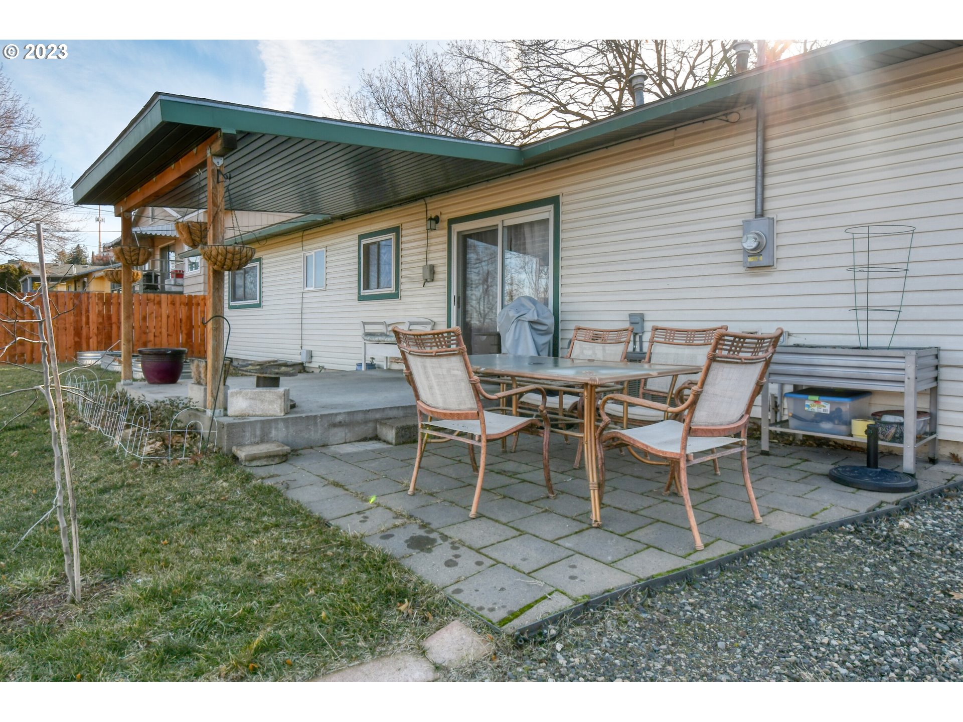 2437 Southwest Ladow Avenue Pendleton, OR 97801 - Photo 27 of 32 a view of a house with backyard and sitting area