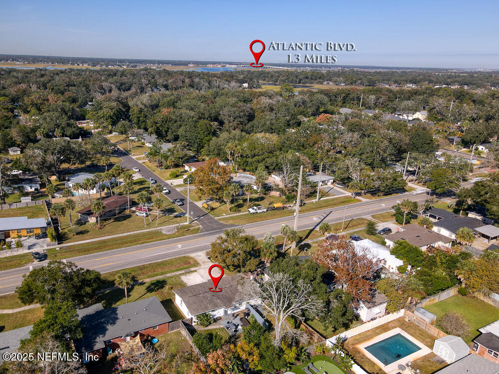 1907 Penman Road Jacksonville Beach, FL 32250 - Photo 19 of 27 an aerial view of a city