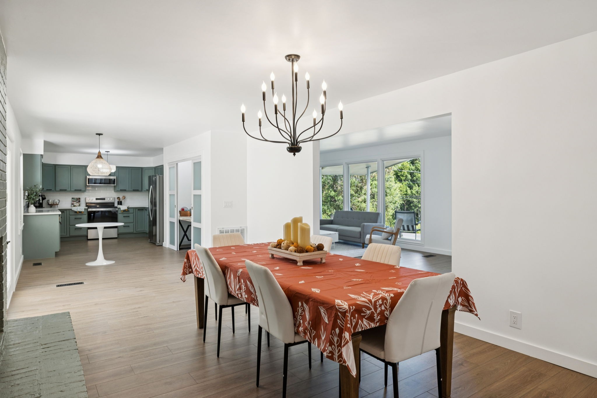 3708 Anderson Road Nashville, TN 37217 - Photo 34 of 75 a view of a dining room with furniture window and wooden floor