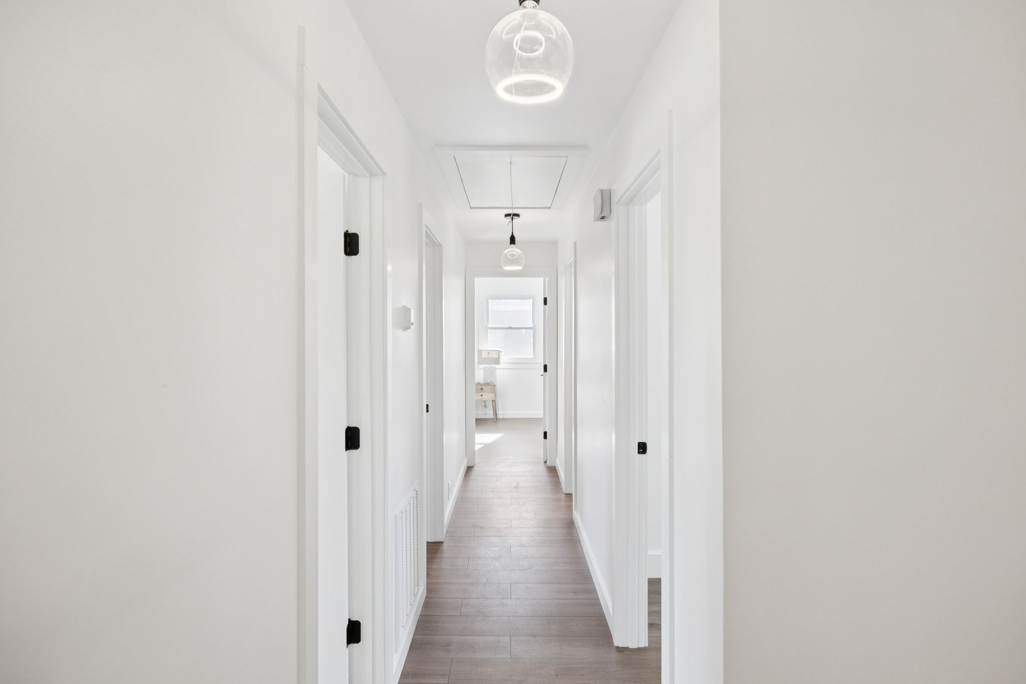 3708 Anderson Road Nashville, TN 37217 - Photo 44 of 75 a view of a hallway with wooden floor