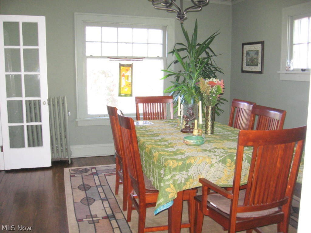 2587 Exeter Road Cleveland, OH 44118 - Photo 9 of 15 Large formal dinning room hardwood floors just refinished