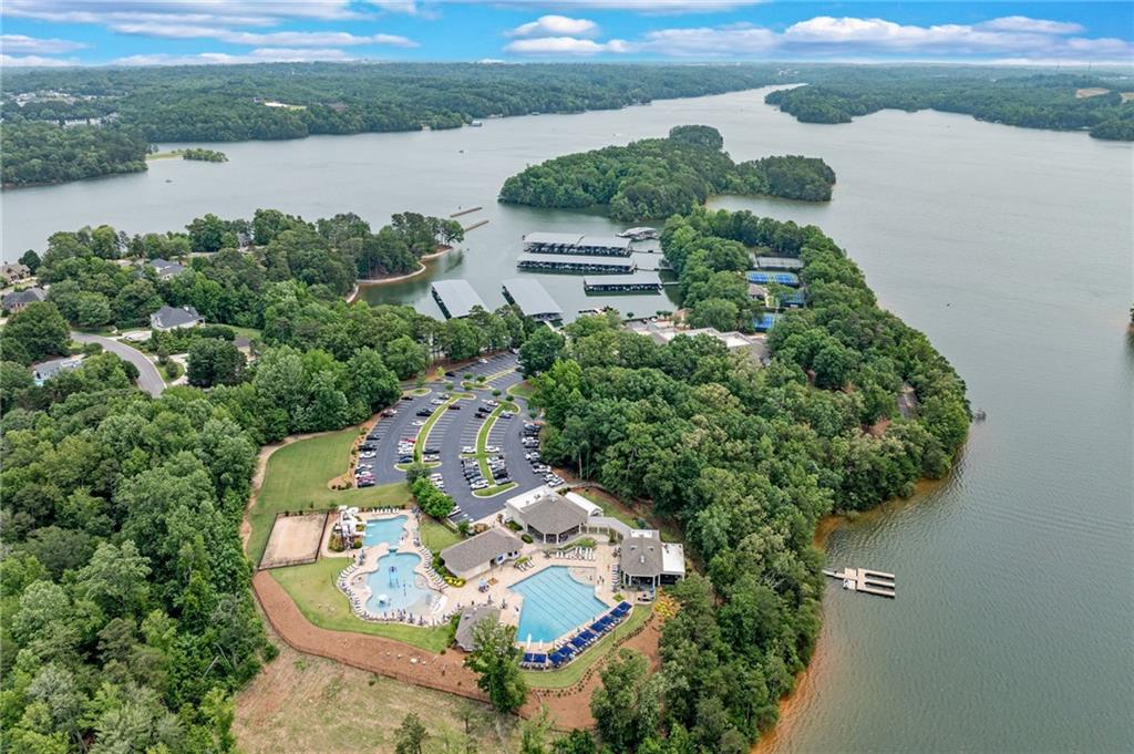 2626 Club Drive Gainesville, GA 30506 - Photo 21 of 71 an aerial view of a house with lake view