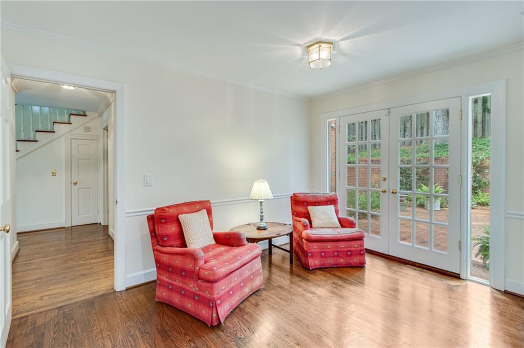 2626 Club Drive Gainesville, GA 30506 - Photo 42 of 71 a living room with furniture and wooden floor