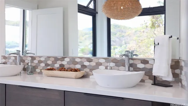 a view of a terrace with furniture and a potted plant