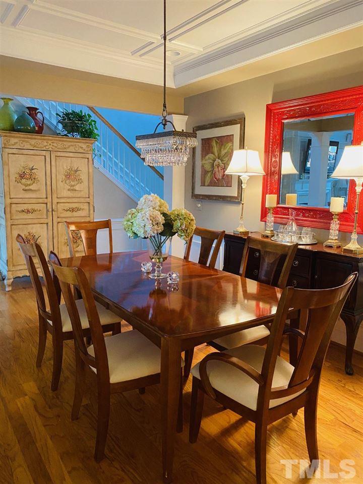3616 Lion Ridge Court Raleigh, NC 27612 - Photo 3 of 29 Bon appetit! Classy and elegant. Perfect for entertaining family and guests. Note the detailed craftsmanship!