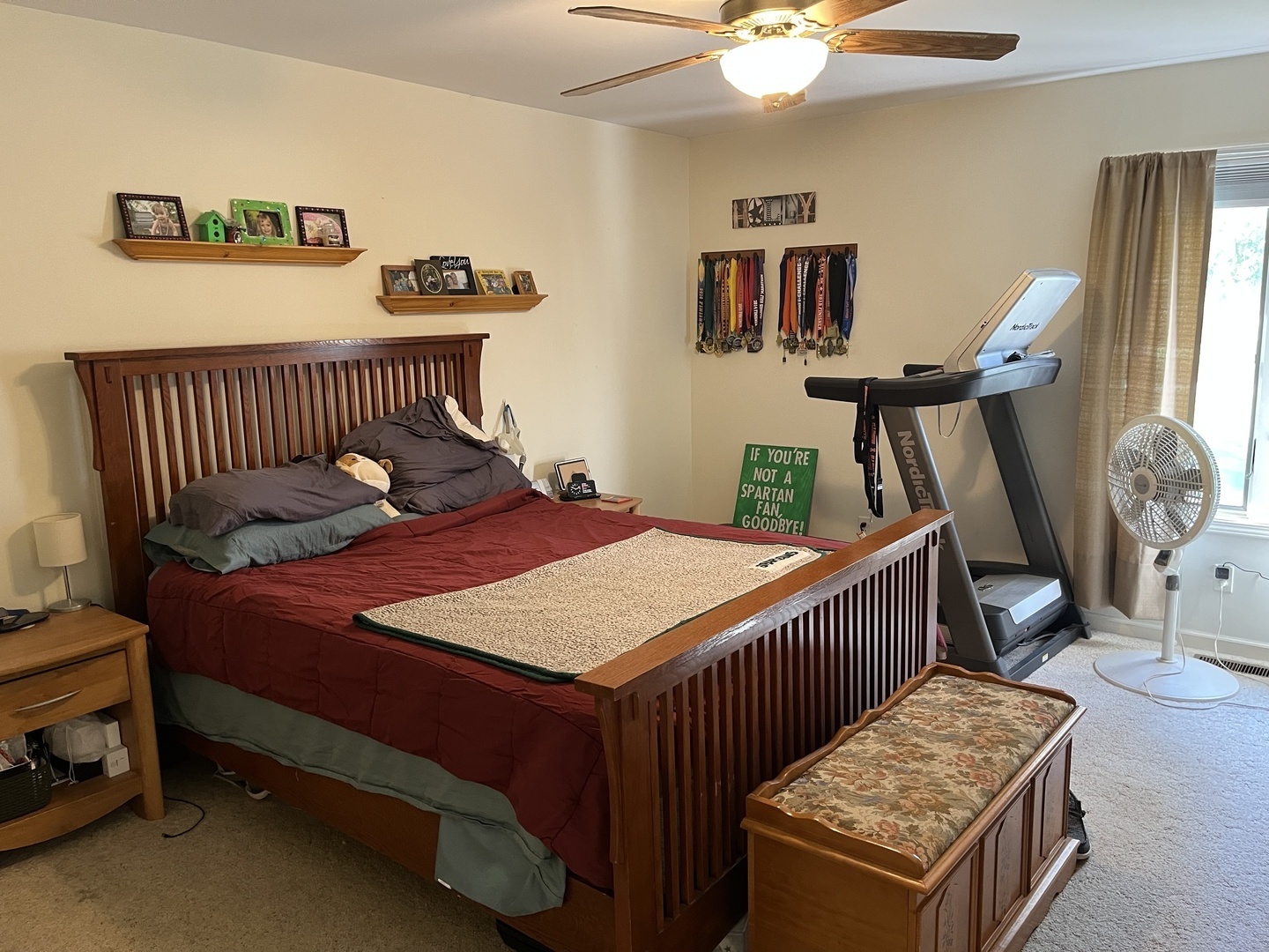 310 North Main Street Rankin, IL 60960 - Photo 9 of 17 a bedroom with furniture and a window