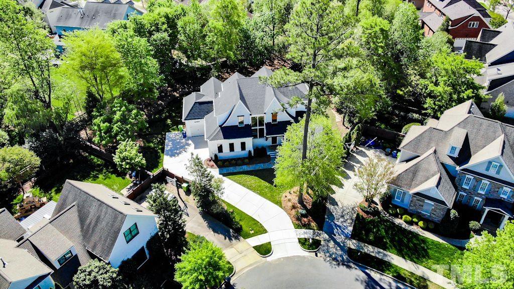 10822 Grand Journey Avenue Raleigh, NC 27614 - Photo 39 of 41 an aerial view of a house with outdoor space and street view