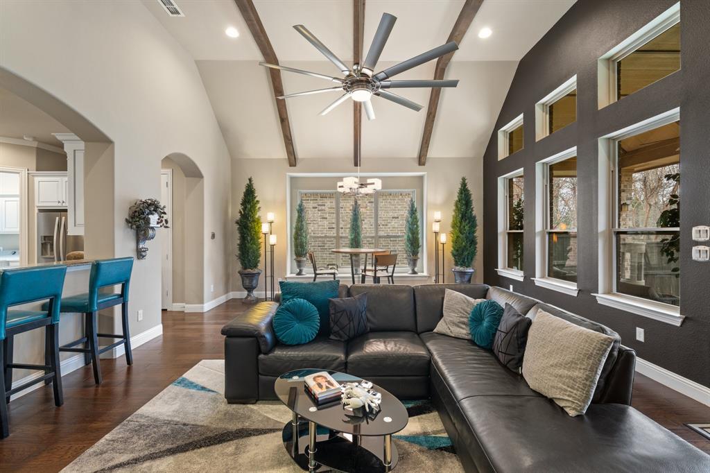 4711 Taylor Lane Grapevine, TX 76051 - Photo 5 of 31 a living room with furniture and a large window