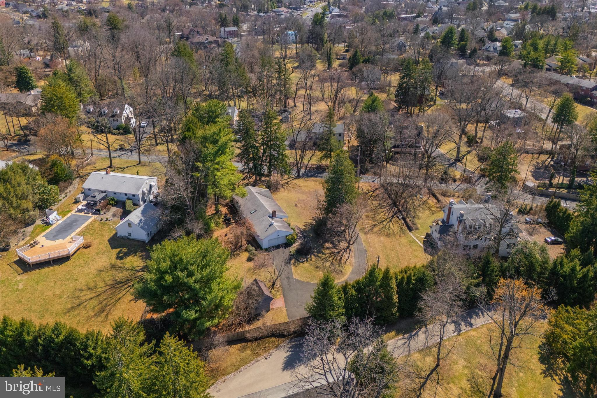 1111 Hagues Mill Road Ambler, PA 19002 - Photo 28 of 31 an aerial view of a houses with yard