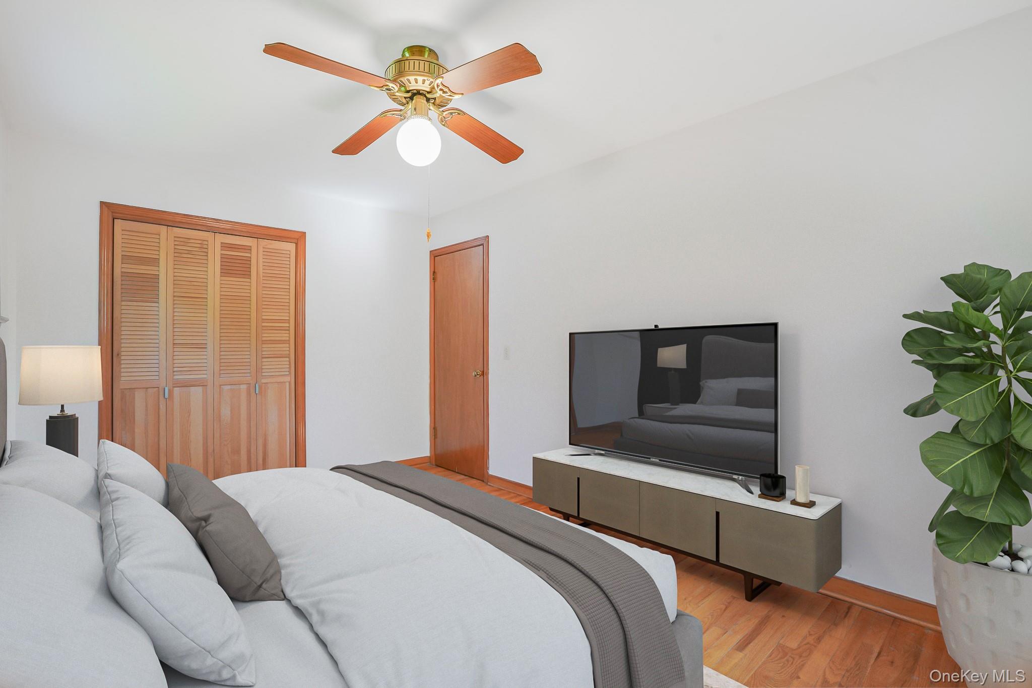 84 Sleight-Plass Road Poughkeepsie, NY 12603 - Photo 22 of 30 a bedroom with a bed and a television