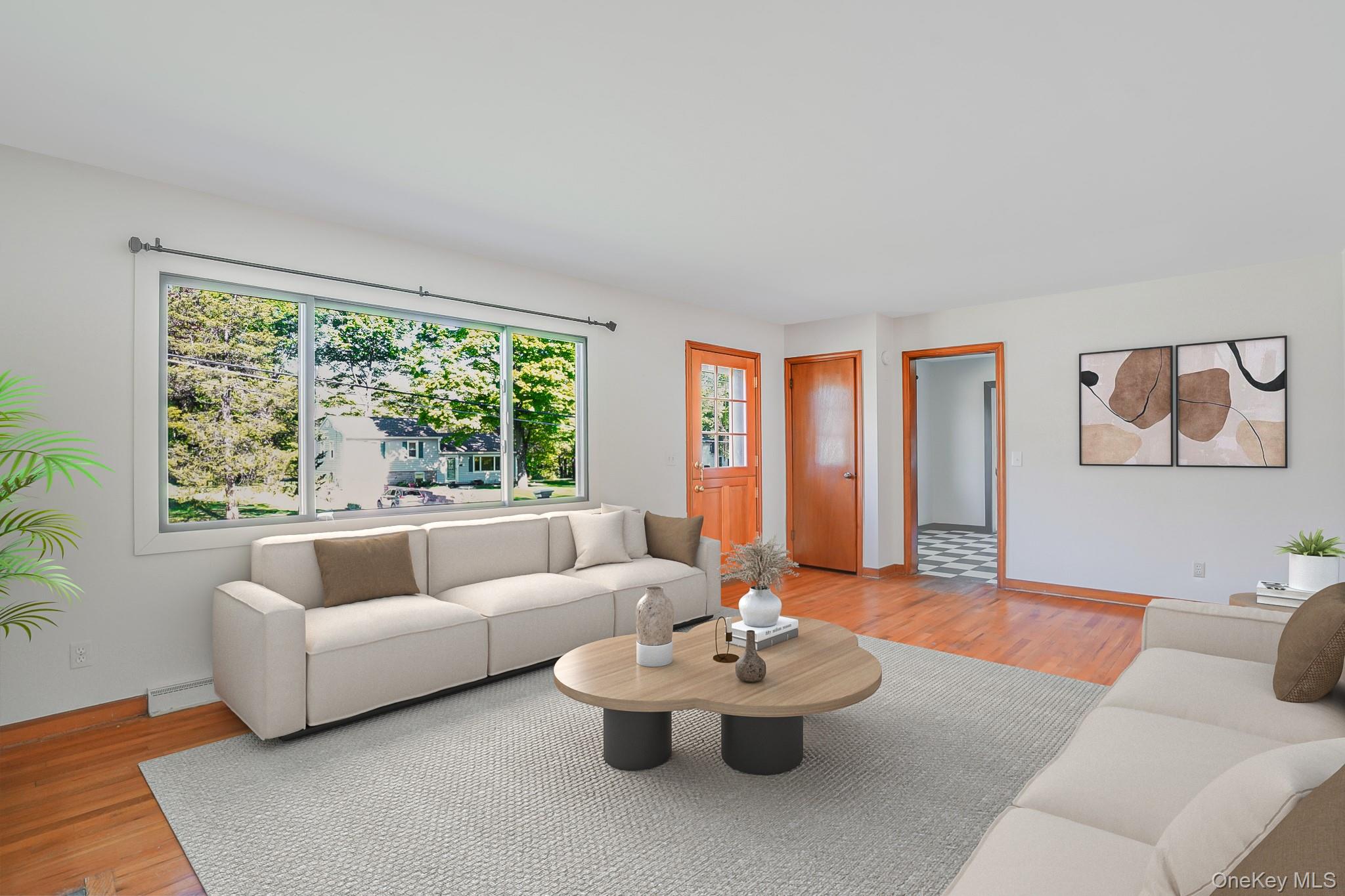 84 Sleight-Plass Road Poughkeepsie, NY 12603 - Photo 7 of 30 a living room with furniture and a large window