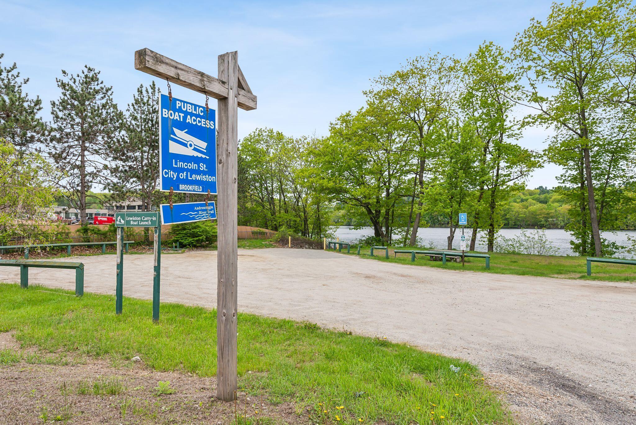 520 Lincoln Street Lewiston, ME 04240 - Photo 27 of 36 Public Boat Launch Across the Street!