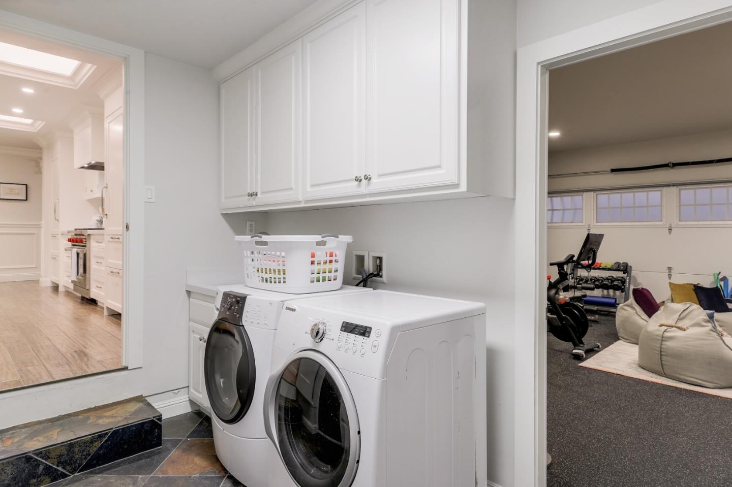 1261 Springer Road Los Altos, CA 94024 - Photo 25 of 32 a utility room with sink dryer and washer