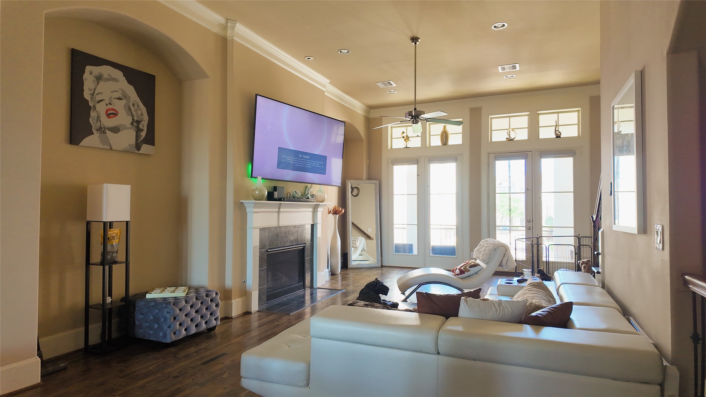 2029 Fannin Station North Houston, TX 77045 - Photo 6 of 14 a living room with furniture and a large window
