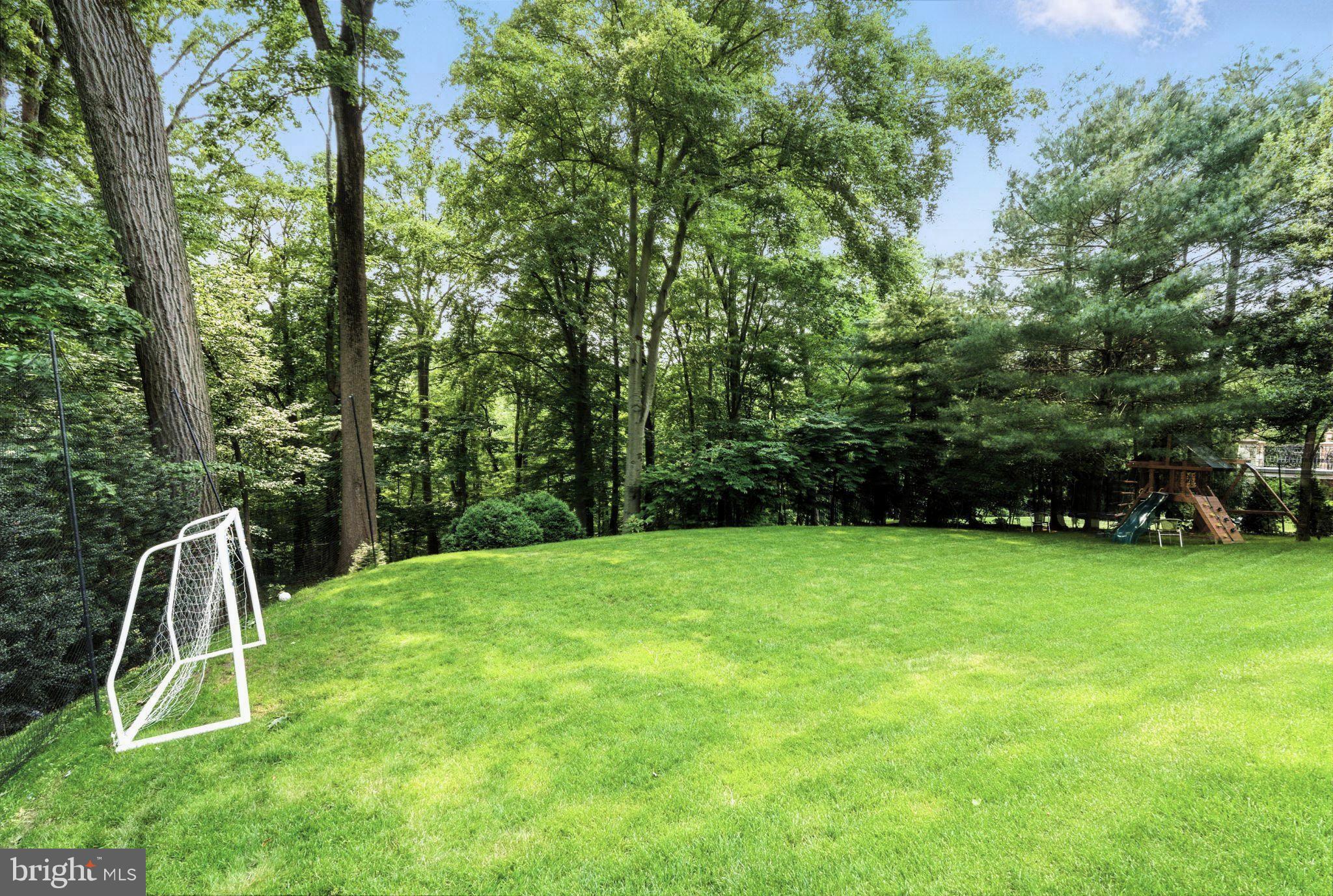 400 Chain Bridge Road McLean, VA 22101 - Photo 31 of 31 a view of a backyard with a slide