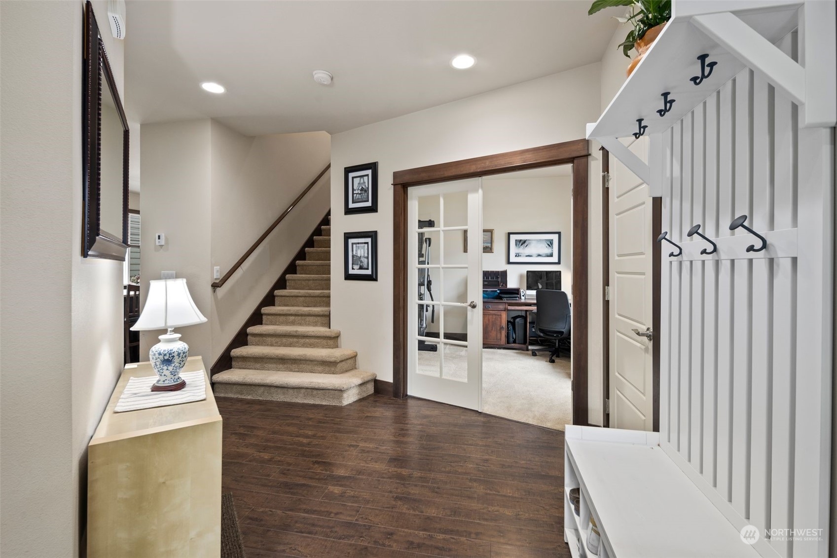 417 196th Street Southeast Bothell, WA 98012 - Photo 5 of 40 a view of a livingroom with furniture and stairs