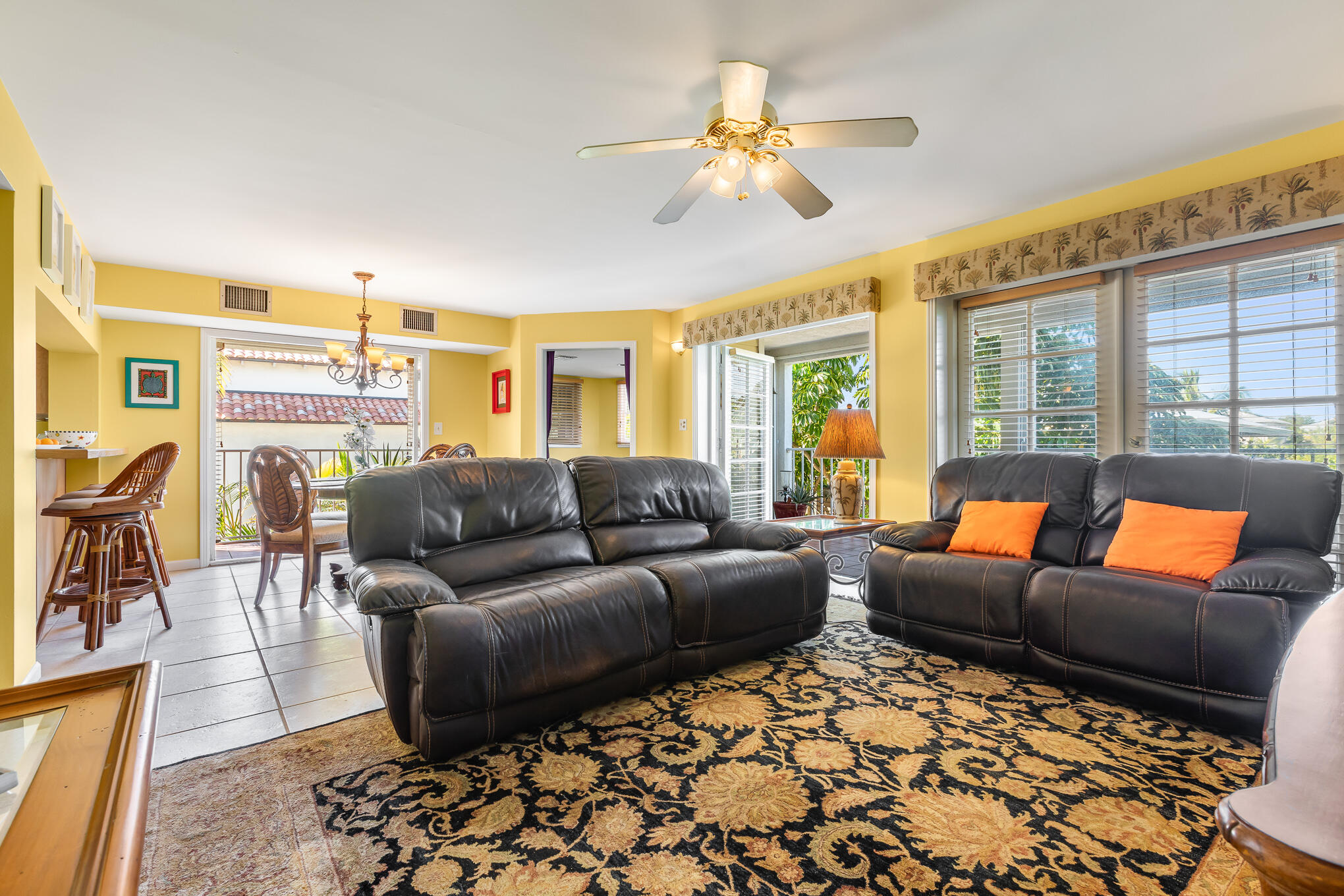 30 Hilton Haven Road, Unit 2A Key West, FL 33040 - Photo 11 of 36 a living room with furniture and a large window