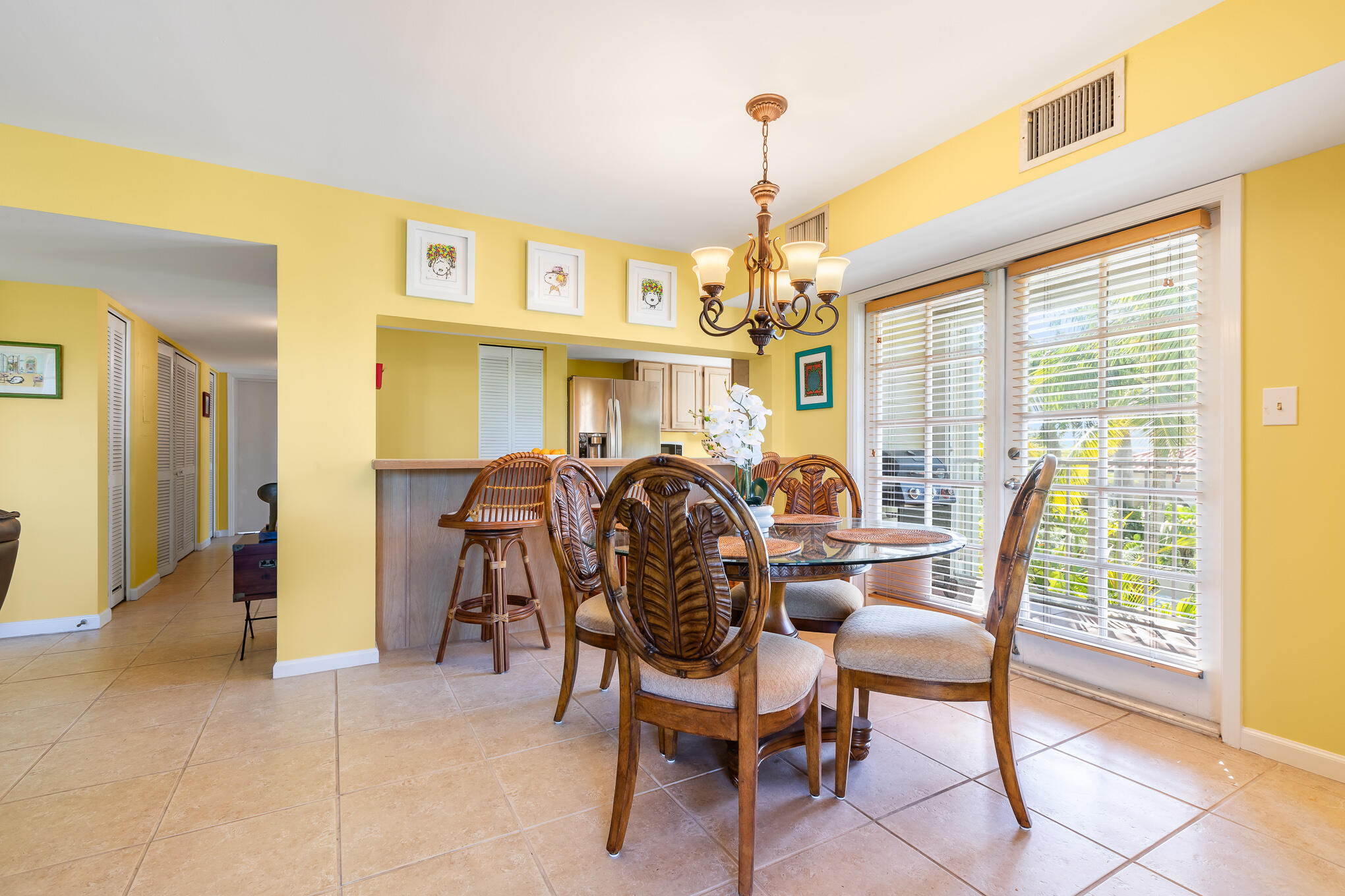 30 Hilton Haven Road, Unit 2A Key West, FL 33040 - Photo 8 of 36 a view of a dining room with furniture window and outside view