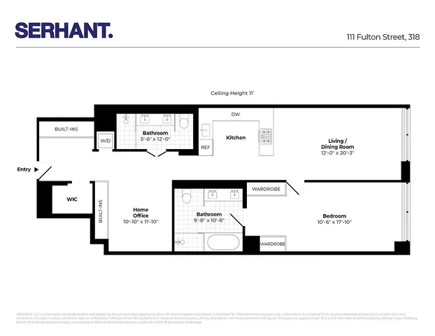 $1,125,000 | 111 Fulton Street, Unit 318 | Financial District