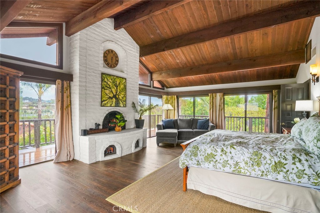 11550 Old Castle Road Valley Center, CA 92082 - Photo 9 of 60 Main house - primary suite with sweeping views.
