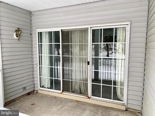 a view of front door