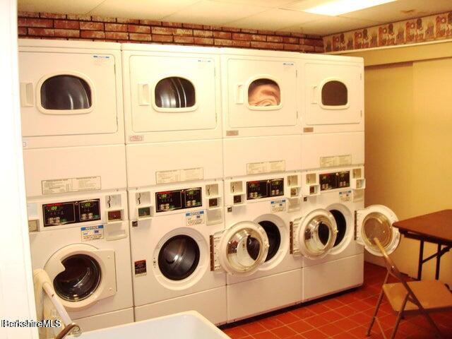 759 East North Main Road, Unit V8J Otis, MA 01253 - Photo 26 of 27 a utility room with dryer and washer