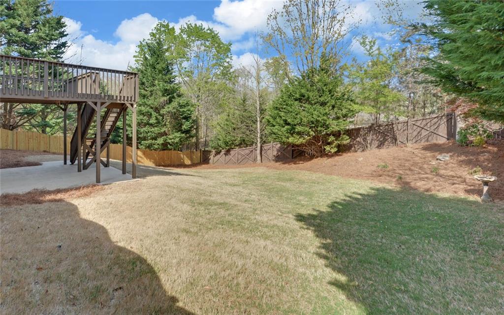 4286 Cami Way Northeast Buford, GA 30519 - Photo 38 of 39 a view of a backyard