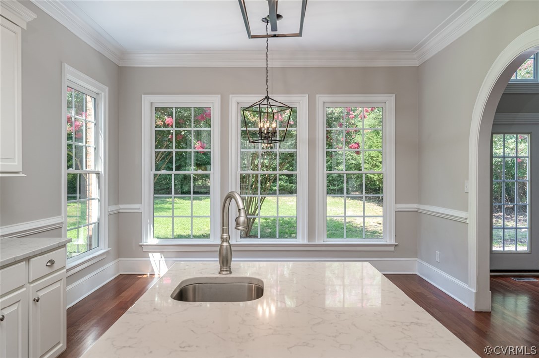 209 Castlerock Williamsburg, VA 23188 - Photo 12 of 31 a kitchen with sink and windows