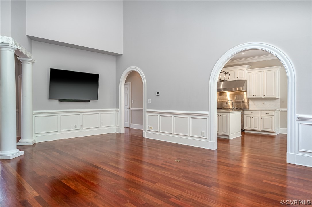 209 Castlerock Williamsburg, VA 23188 - Photo 16 of 31 a view of an empty room with wooden floor and a window