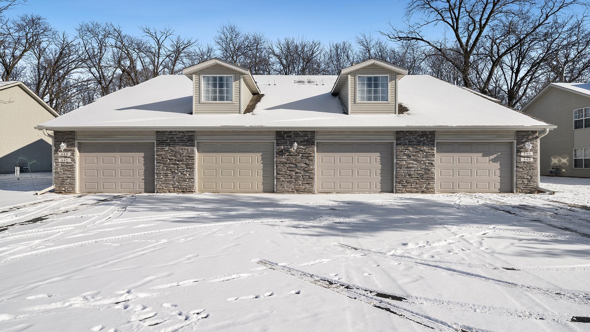 443 Mill Ridge Drive Byron, IL 61010 - Photo 25 of 25 a front view of a house with a yard