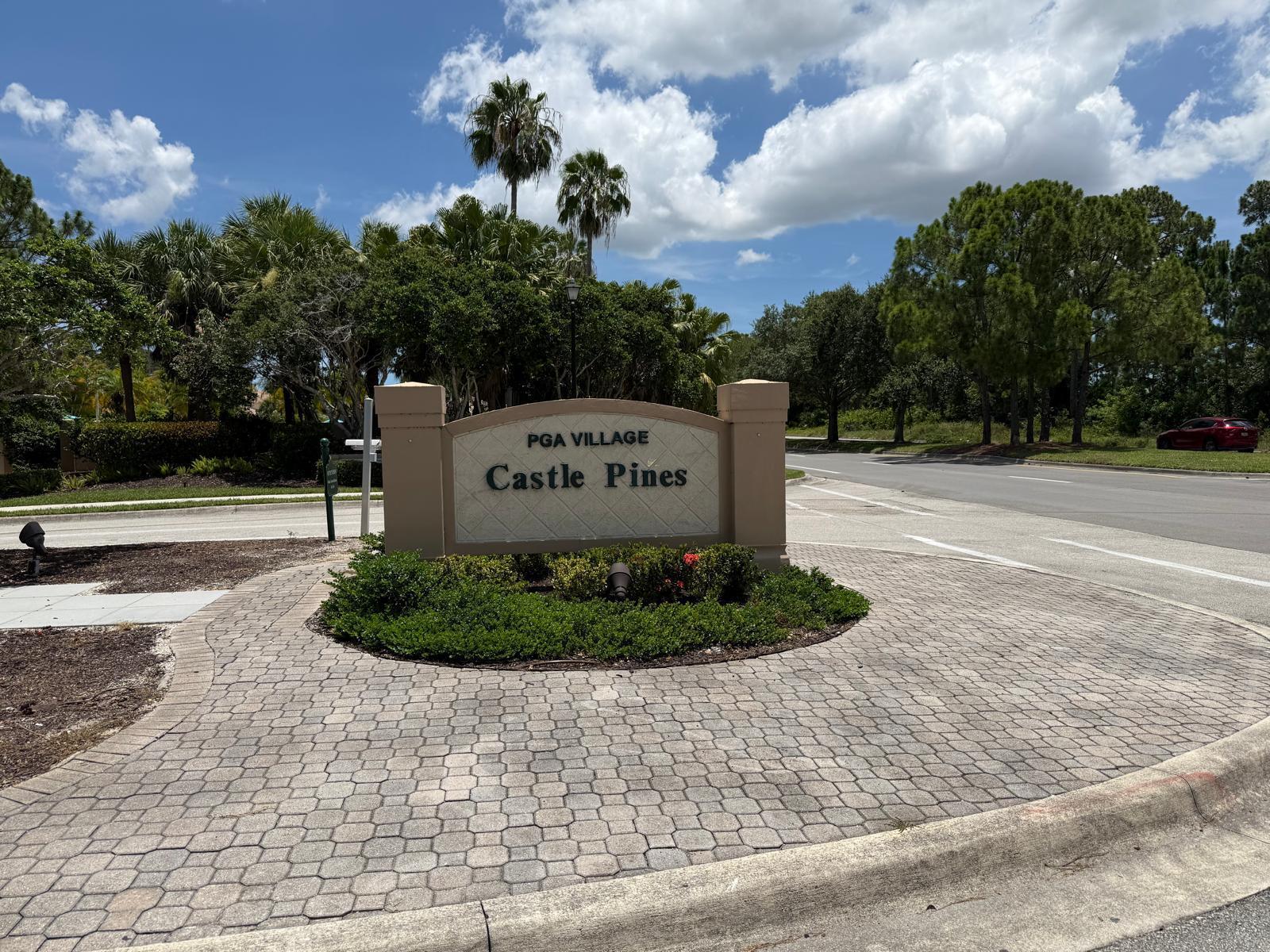 8294 Mulligan Circle, Unit B Port St. Lucie, FL 34986 - Photo 8 of 15 a view of a park that has a sign board