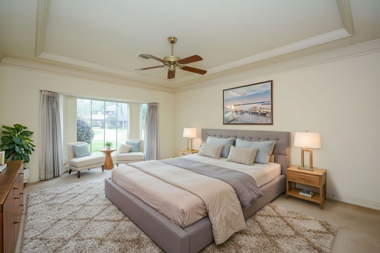 16010 Mickleham Drive Spring, TX 77379 - Photo 8 of 23 Virtually staged primary bedroom.