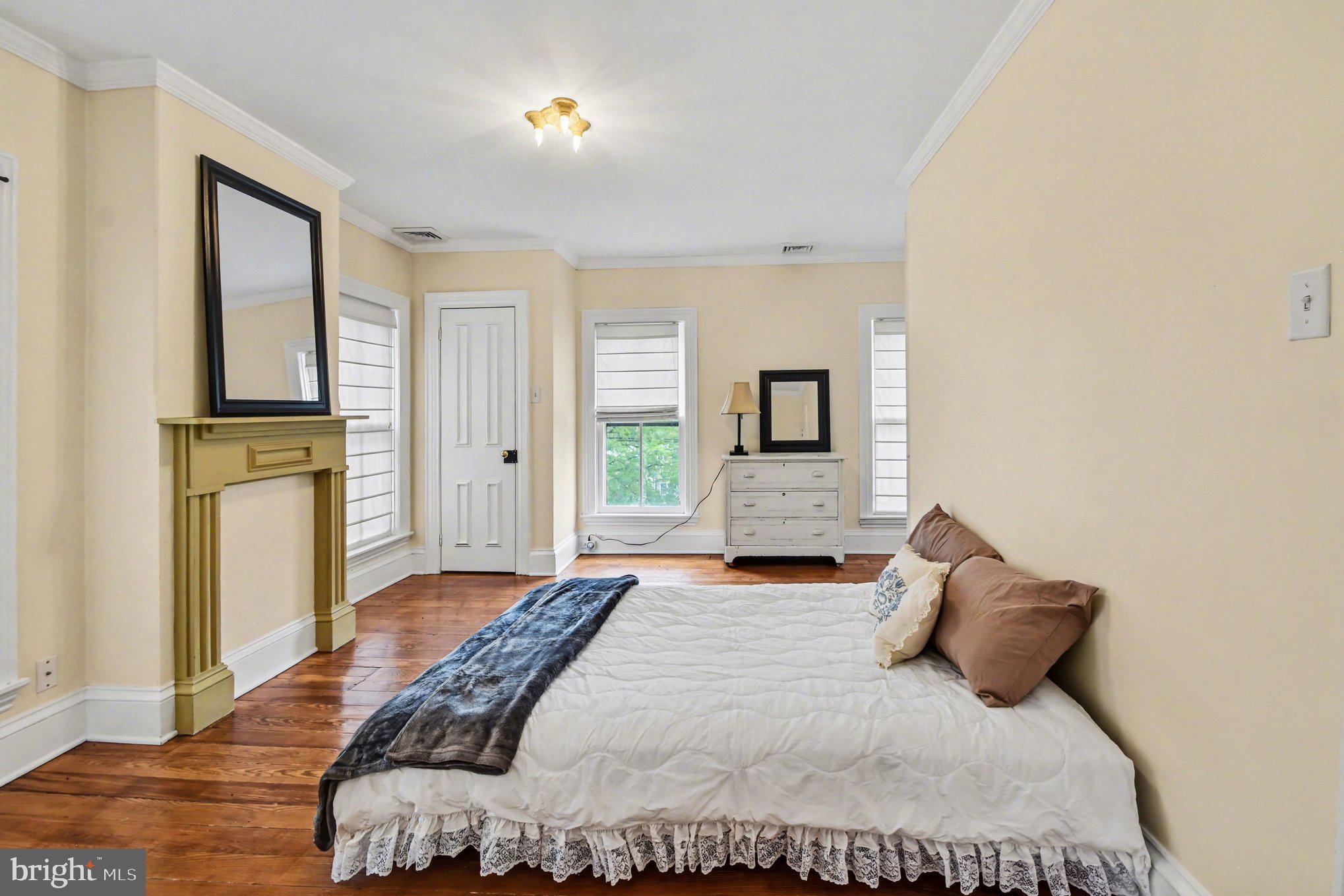 9627 Easton Road Upper Black Eddy, PA 18972 - Photo 4 of 28 a bedroom with a bed and a potted plant