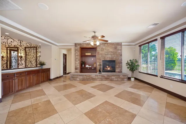 a front view of a house with a yard and a garage