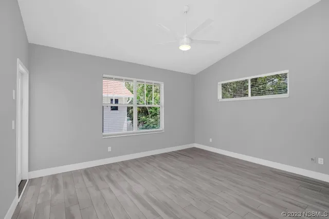 a view of hallway with stairs