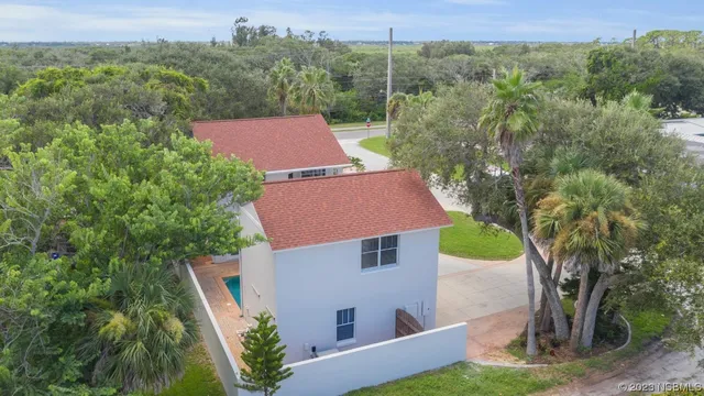 a view of city and ocean