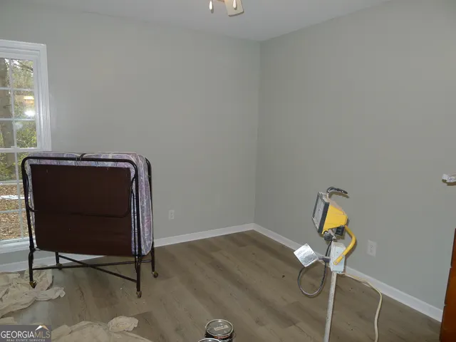 a room with a window