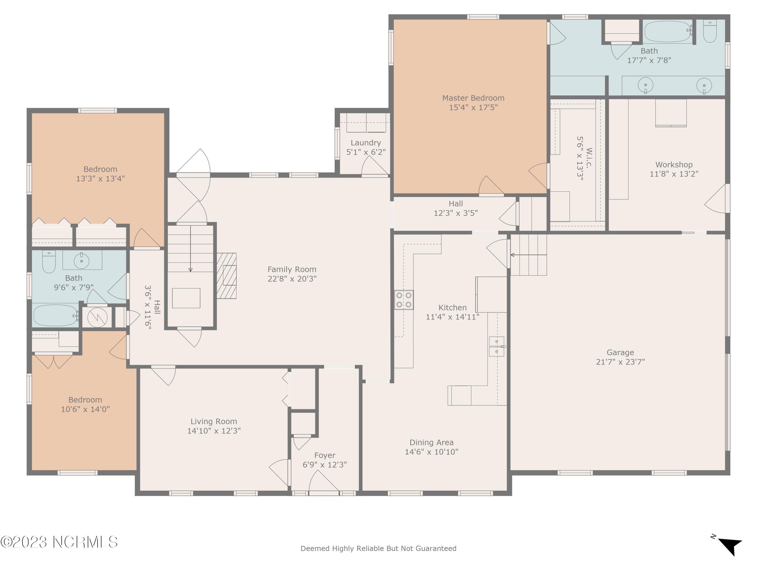 196 Huffmantown Road Richlands, NC 28574 - Photo 56 of 57 1st_floor_196_huffmantown_road_richlands
