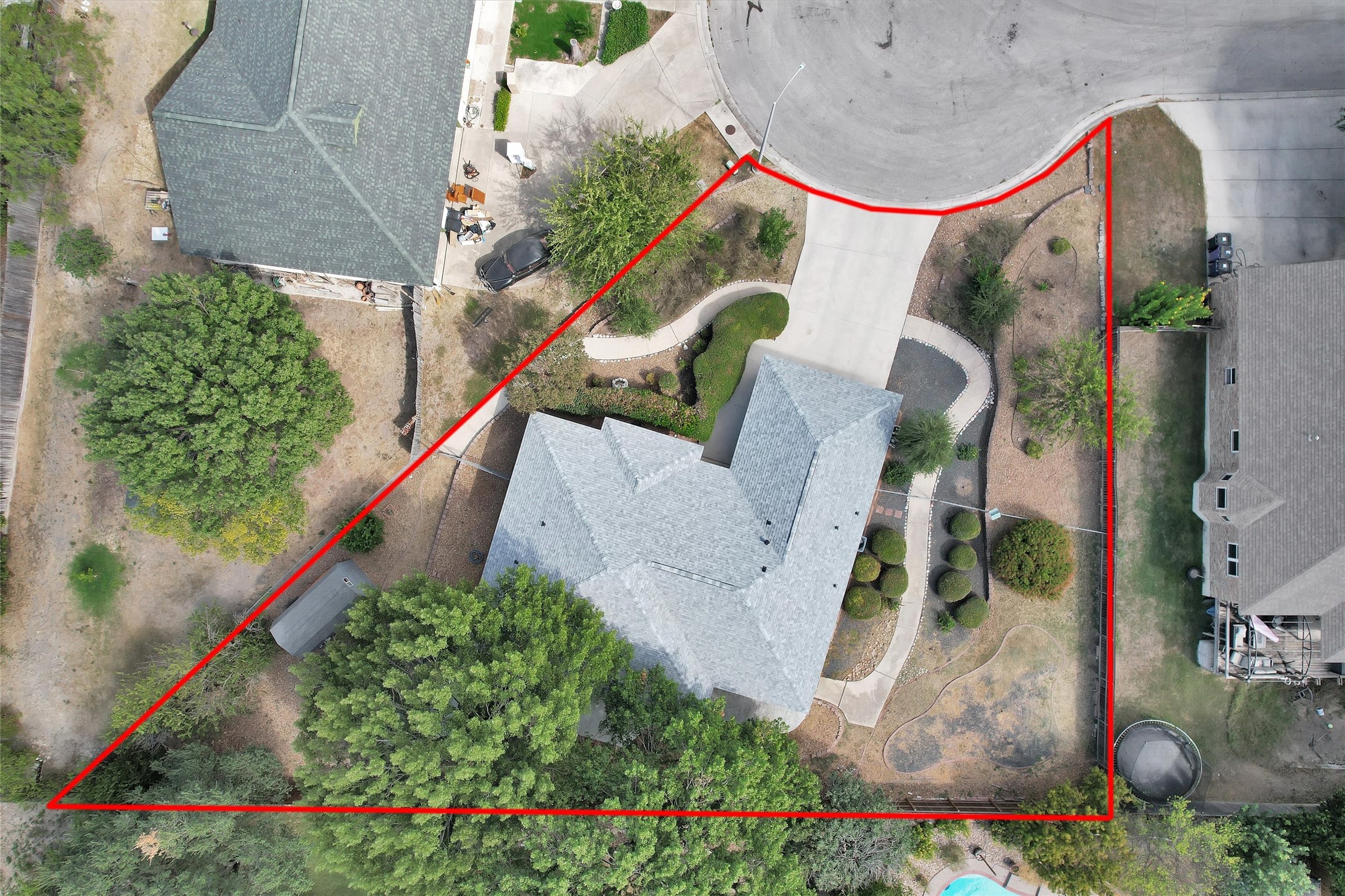 1906 Round Table New Braunfels, TX 78130 - Photo 43 of 46 an aerial view of a house