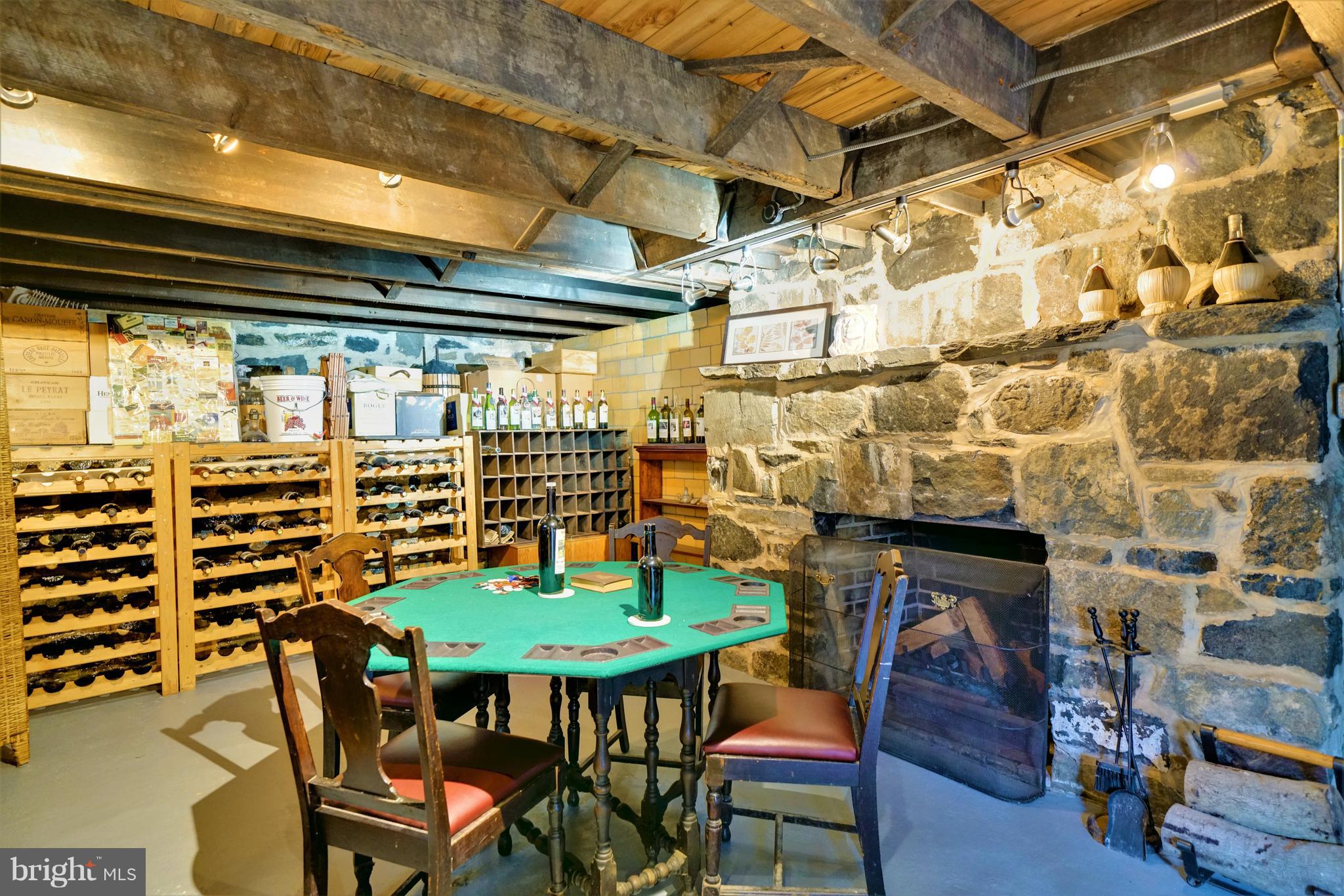 309 Gun Road Baltimore, MD 21227 - Photo 40 of 99 Large Wood Burning Stone Fireplace & Mantel