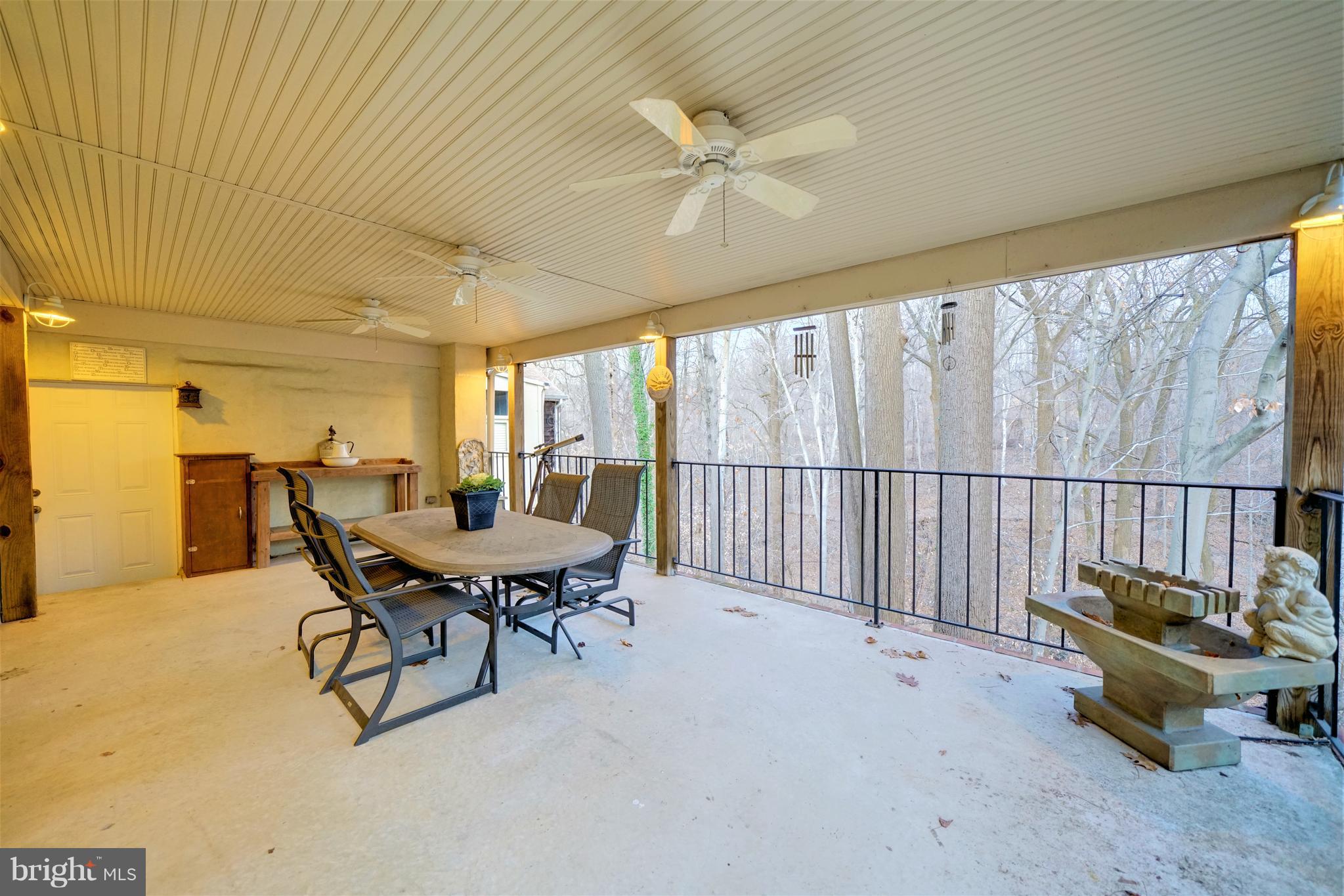 309 Gun Road Baltimore, MD 21227 - Photo 59 of 99 View from Loggia to Trees / Stream