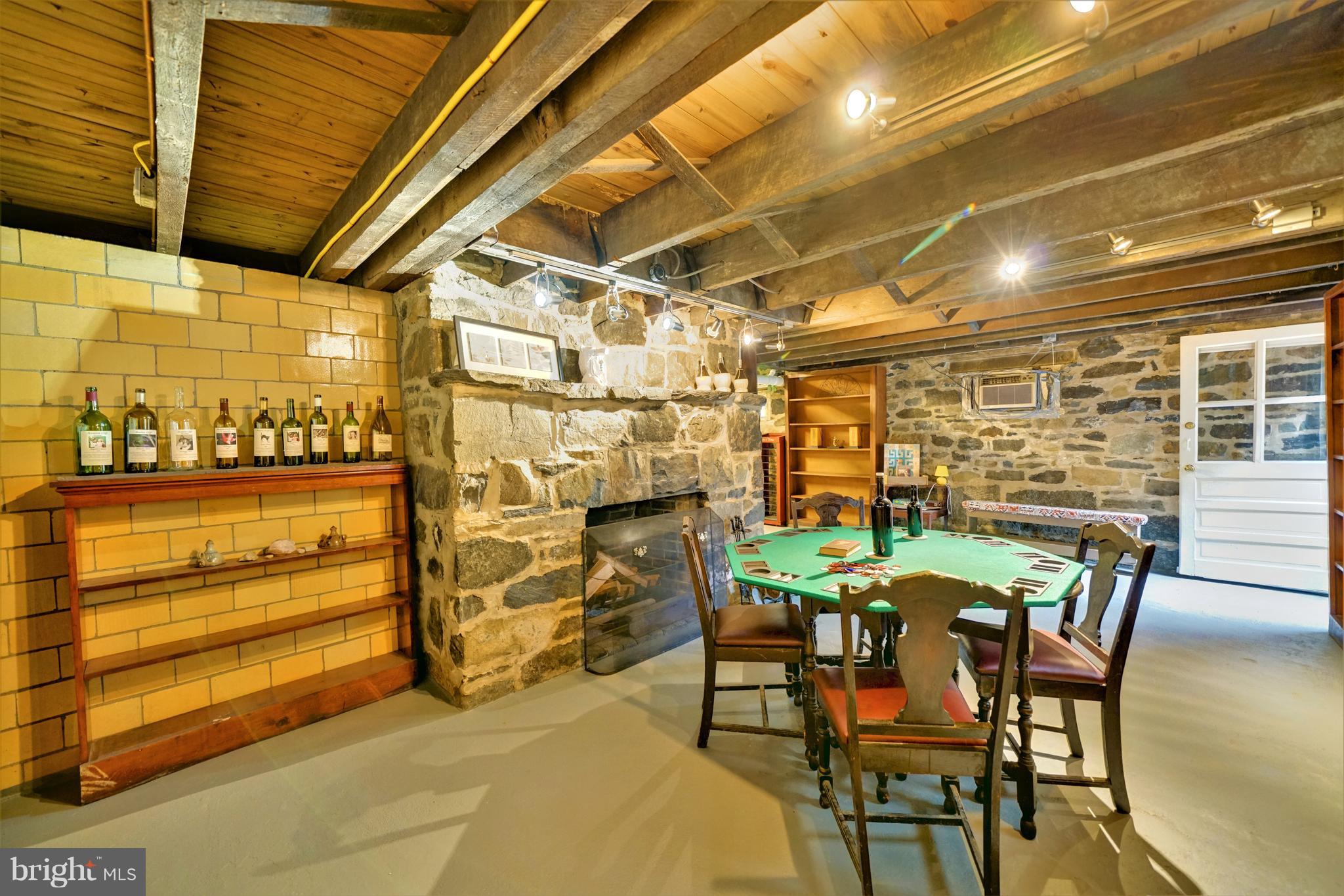 309 Gun Road Baltimore, MD 21227 - Photo 10 of 99 Vintner's Basement with Enoteca & Wood Fireplace