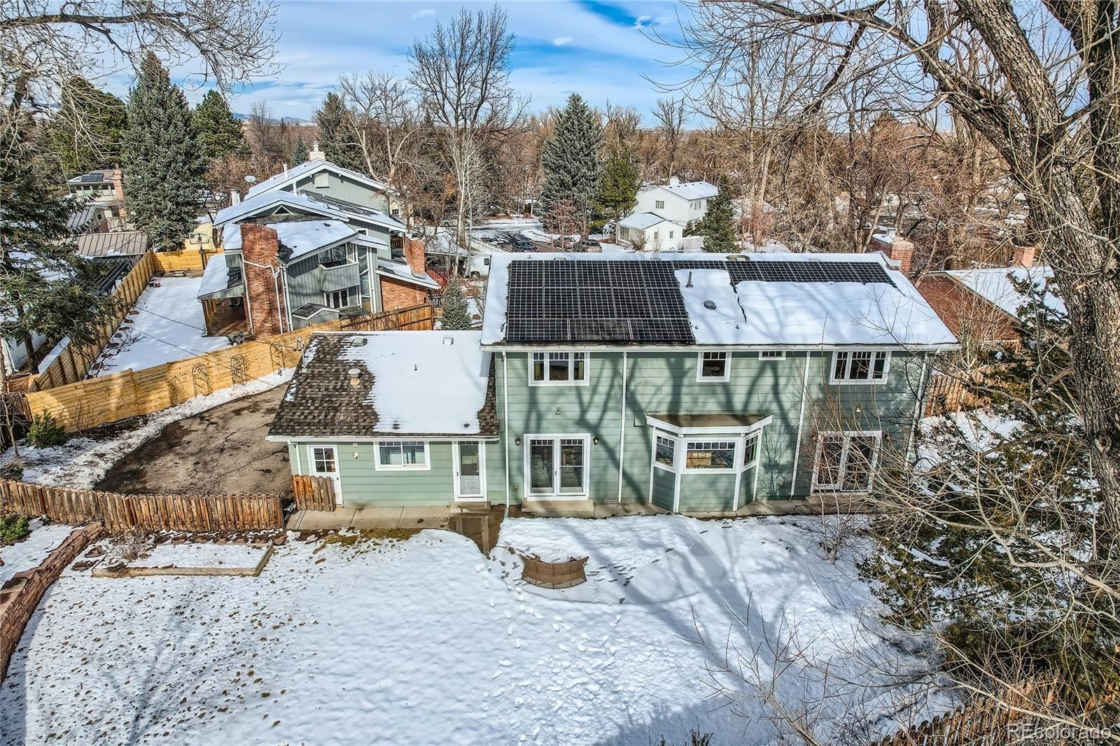 205 Fair Place Boulder, CO 80302 - Photo 40 of 46 a view of house with a yard