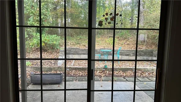 a view of outdoor from balcony