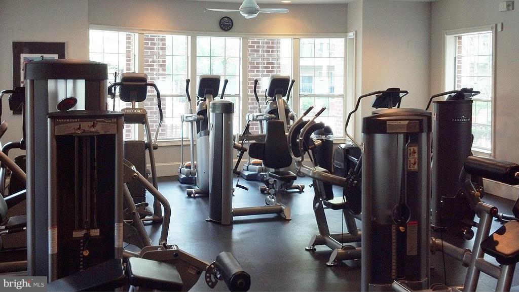 1530 Spring Gate Dr., Unit 9103 McLean, VA 22102 - Photo 22 of 30 a view of a room with gym equipment