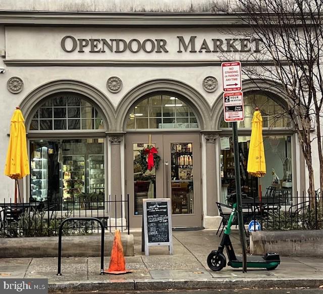 2153 California Street Northwest, Unit 306 Washington, DC 20008 - Photo 31 of 34 a front view of a house with garage
