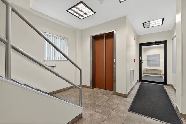 a view of a hallway with interior of the house